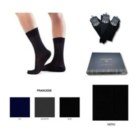 Calza corta uomo in filo scozia
articolo 18201 Armata di Mare paia 12