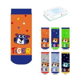 Calzino antiscivolo baby cotone fantasia maschietto articolo 7709 paia 6