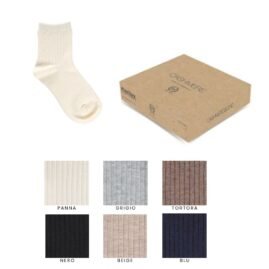 Calzino costina bimbo/a cashmere articolo C4151 paia 12