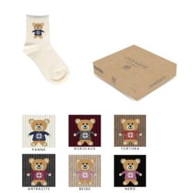 Calzino bimba cashmere lavorato articolo C4255 paia 6