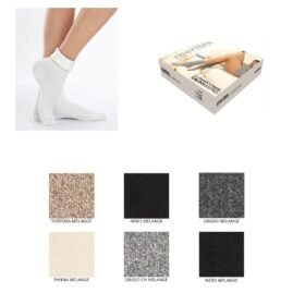 Calza termica corta donna con risvolto articolo 414 paia 12