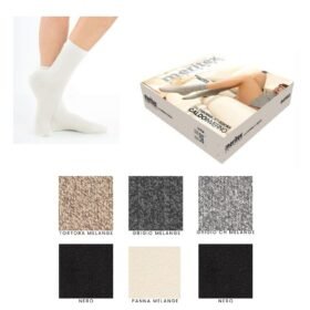 Calza termica midi donna lavorata articolo 410 paia 12