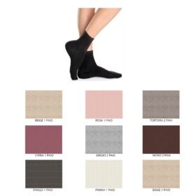 Calza midi donna in caldo cotone articolo 110 paia 12