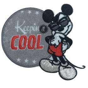 Applicazione termoadesiva tessuto Mickey Mouse articolo 5158
