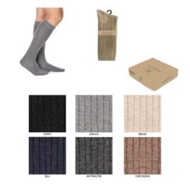 Calza lunga uomo lavorato in cashmere articolo 1500 paia 6