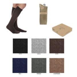 Calza lunga uomo lavorato in cashmere articolo 1508 paia 6